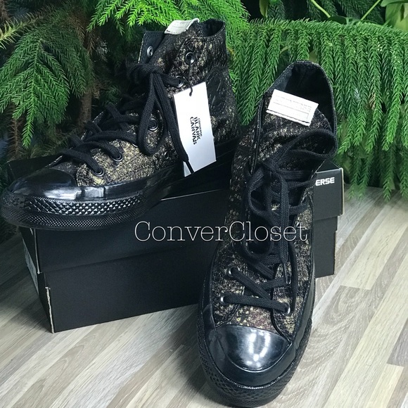 NWT Converse Ctas 70 HI NY Lurex Snake W AUTHENTIC - Picture 2 of 8